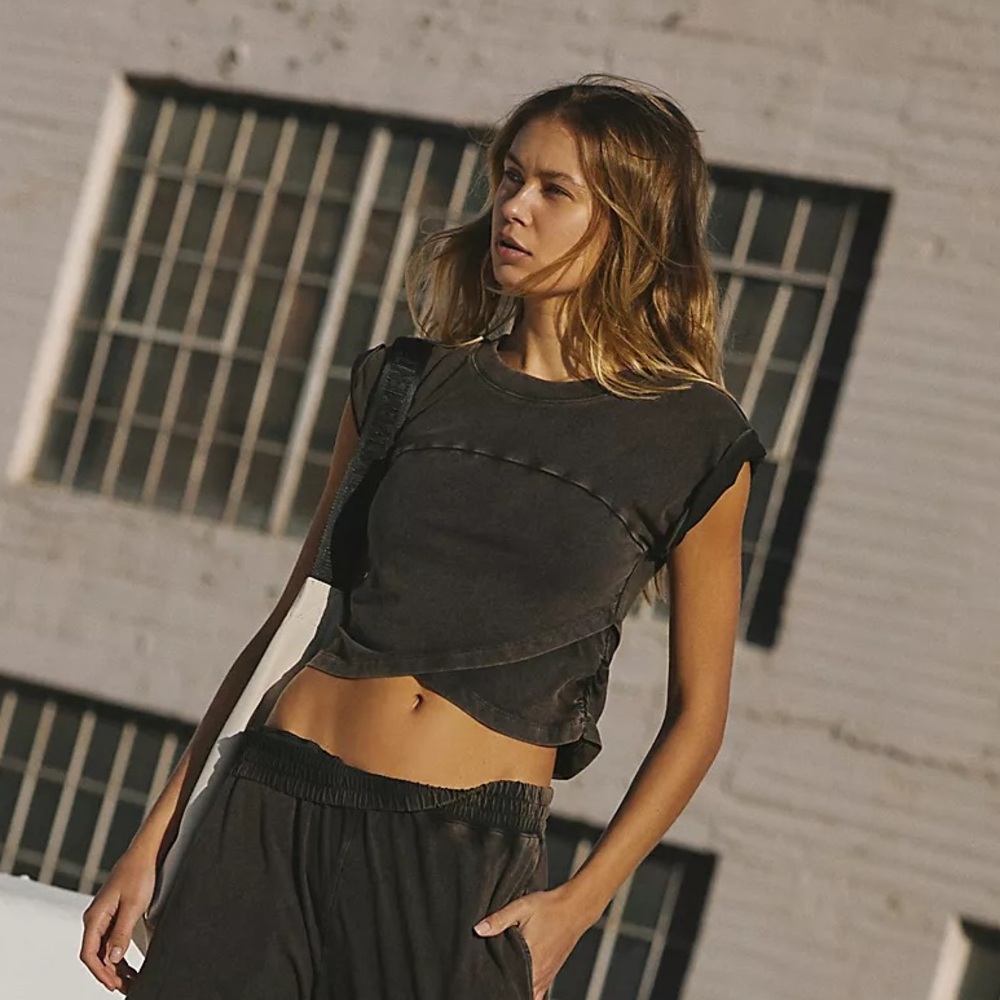NWT FP Movement Hotshot Crossover Set (TOP ONLY) - Black